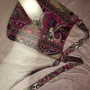 Maroon paisley Vera Bradley crossbody